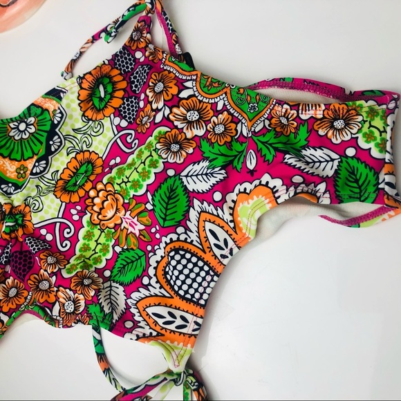 Beautiful Floral One piece Swimsuit | Size :S - Picture 3 of 7